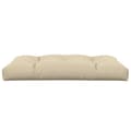 Miniatyrbild 5 av 9: vidaXL Palldyna beige 120x80x12 cm tyg