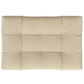 Miniatyrbild 2 av 9: vidaXL Palldyna beige 120x80x12 cm tyg