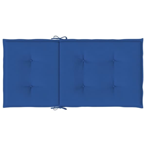 vidaXL Stolsdynor 6 st kungsblå 100x50x3 cm oxfordtyg