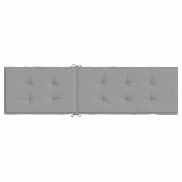 vidaXL hynde til dækstol (75+105)x50x4 cm grå