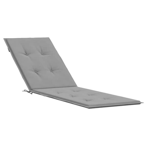vidaXL hynde til dækstol (75+105)x50x4 cm grå