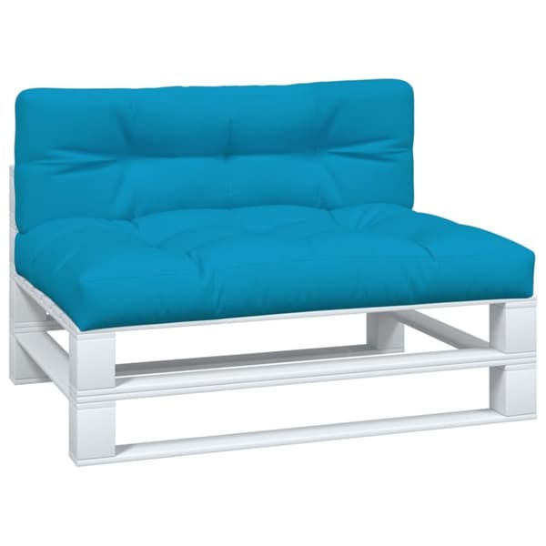 vidaXL pallehynder 2 stk. stof blå