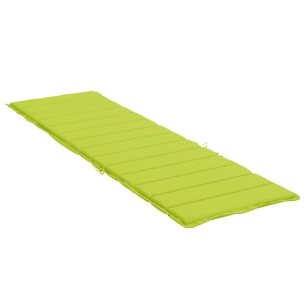 vidaXL Solsängsdyna ljusgrön 200x60x3 cm oxfordtyg