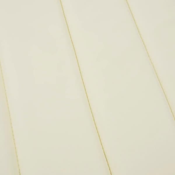 vidaXL hynde til liggestol 200x60x3 cm oxfordstof cremefarvet