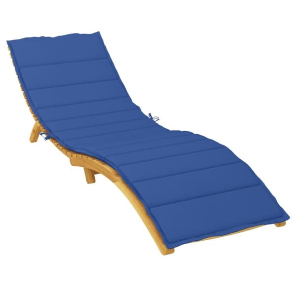 vidaXL hynde til liggestol 200x50x3 cm oxfordstof kongeblå