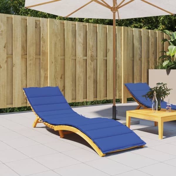 vidaXL hynde til liggestol 200x50x3 cm oxfordstof kongeblå