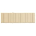 Miniatyrbillede 5 af 9: vidaXL hynde til liggestol 200x60x3 oxfordstof beige