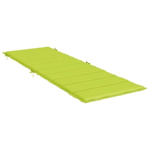 vidaXL hynde til liggestol 186x58x3 cm oxfordstof lysegrøn