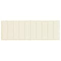 Miniatyrbillede 4 af 10: vidaXL hynde til liggestol 186x58x3 cm oxfordstof cremefarvet