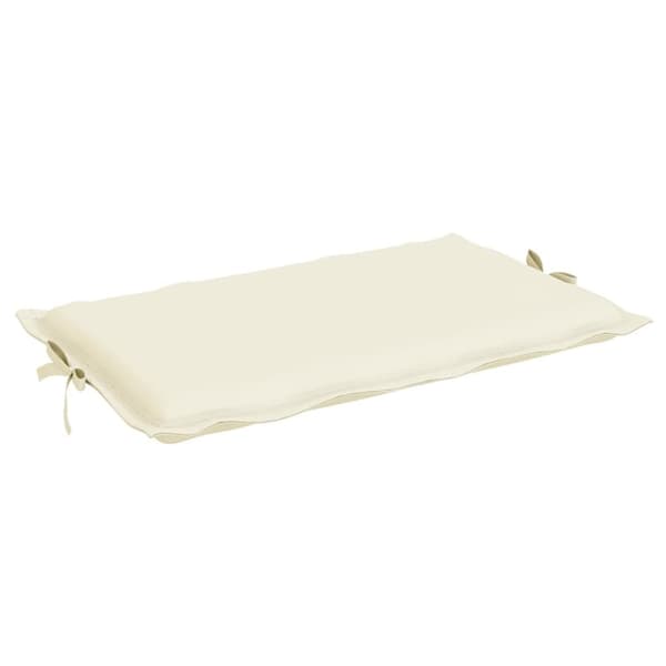 vidaXL hynde til liggestol 186x58x3 cm oxfordstof cremefarvet