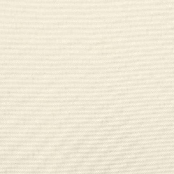 vidaXL Solsängsdyna gräddvit 200x60x3 cm oxfordtyg