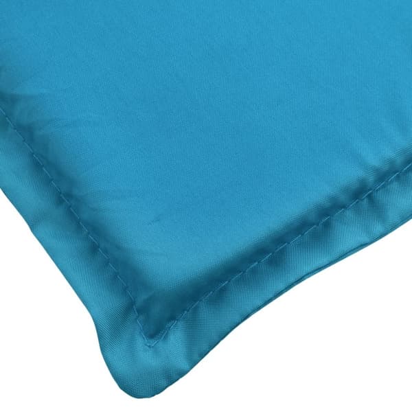 vidaXL Solsängsdyna blå 200x60x3 cm oxfordtyg