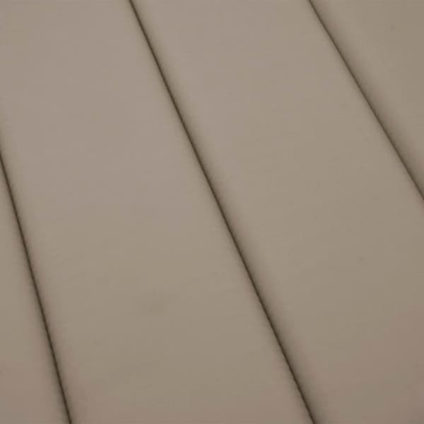 vidaXL Solsängsdyna taupe 200x50x3 cm oxfordtyg