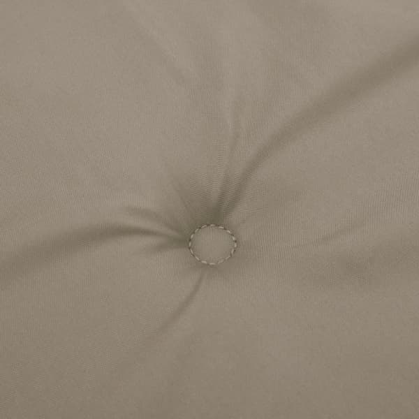 vidaXL hynder til havestol 6 stk. 50x50x3 cm oxfordstof gråbrun