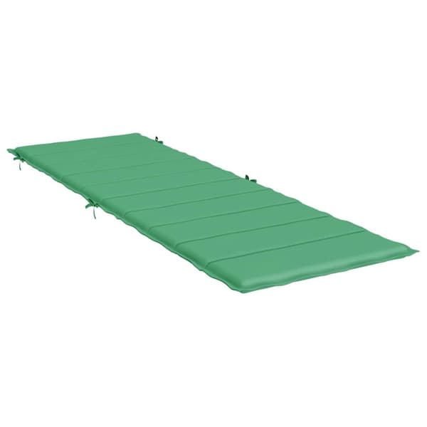 vidaXL hynde til liggestol 186x58x3 cm oxfordstof grøn
