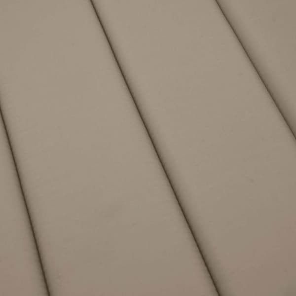 vidaXL hynde til liggestol 186x58x3 cm oxfordstof gråbrun
