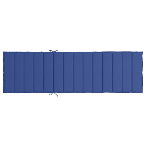 vidaXL hynde til liggestol 200x60x3 cm oxfordstof kongeblå