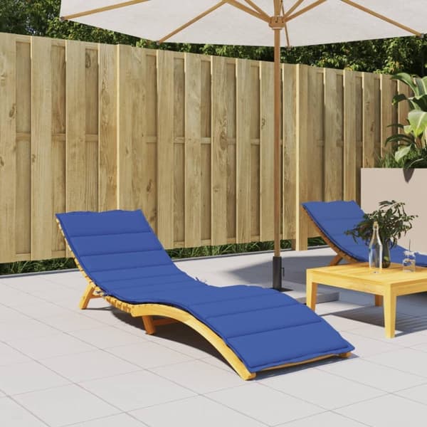 vidaXL hynde til liggestol 200x60x3 cm oxfordstof kongeblå
