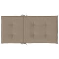 Miniatyrbild 7 av 9: vidaXL Stolsdynor 6 st taupe 100x50x3 cm oxfordtyg