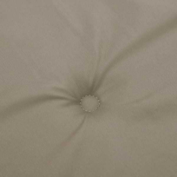 vidaXL Stolsdynor 6 st taupe 100x50x3 cm oxfordtyg