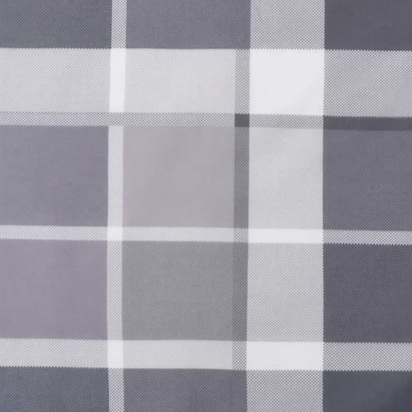 vidaXL Bänkdyna för trädgården grårutig 120x50x3 cm tyg
