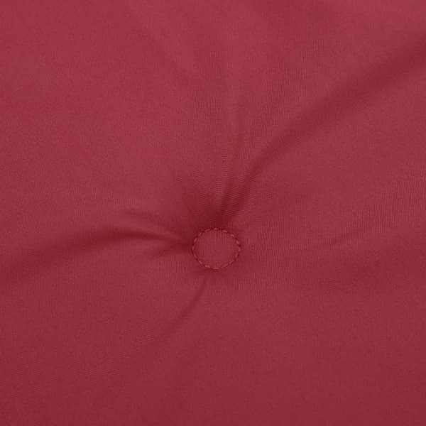vidaXL hynde til havebænk 150x50x3 cm oxfordstof vinrød