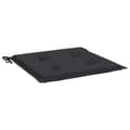 Miniatyrbillede 6 af 10: vidaXL hynder til havestol 2 stk. 40x40x3 cm oxfordstof sort