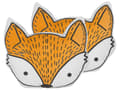 Miniatyrbild 1 av 6: Set med 2 barnkuddar Orange Bomull 50 x 40 cm Räv Barnrum Djurtryck