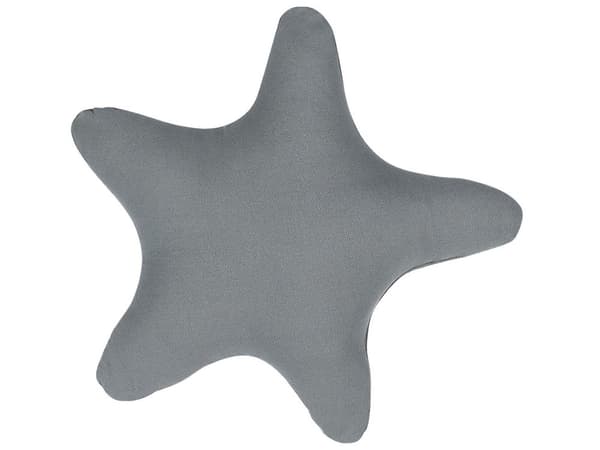 Set med 2 barnkuddar Grå Stjärnformad 40 x 40 cm Prydnadskudde med Fyllning Mjuk Barnleksak