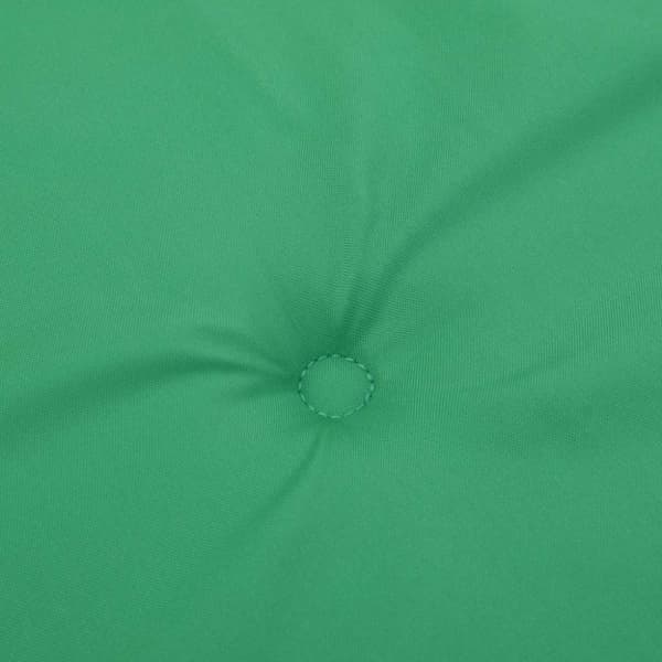 vidaXL hynder til havestol 2 stk. 40x40x3 cm oxfordstof grøn