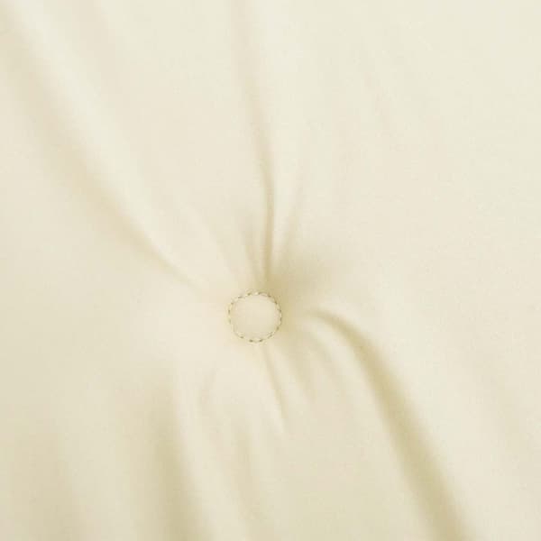 vidaXL hynder til havestol 6 stk. 40x40x3 cm oxfordstof cremefarvet