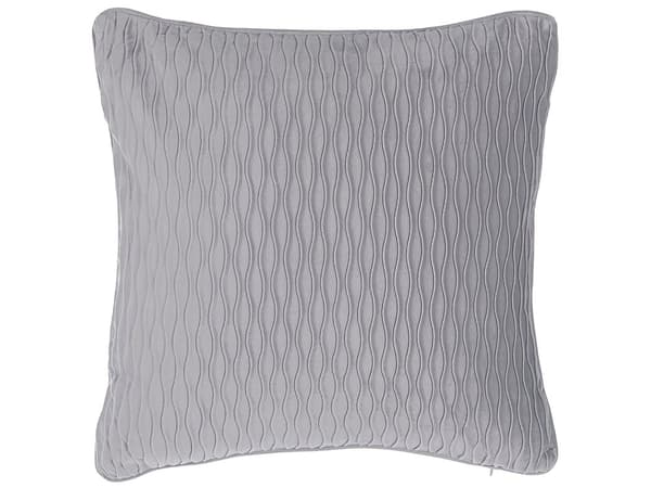 Uppsättning med 2 Prydnadskuddar Grå Rektangulär 45 x 45 cm Traditionell Tillbehör