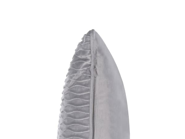 Uppsättning med 2 Prydnadskuddar Grå Rektangulär 45 x 45 cm Traditionell Tillbehör