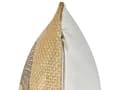 Miniatyrbild 6 av 7: Dekorativ Kudde 2 st Beige Bladmotiv 45 x 45 cm Naturinspirerad Modern Tillbehör