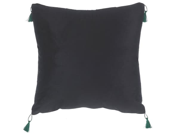 Dekorativ Kudde Svart Djurtryck 45 x 45 cm Tiger Motiv Modern Tillbehör