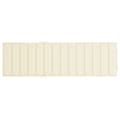 Miniatyrbillede 5 af 9: vidaXL hynde til liggestol 200x70x3 cm oxfordstof cremefarvet