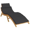 Miniatyrbillede 4 af 11: vidaXL hynde til liggestol 186x58x3 cm oxfordstof sort