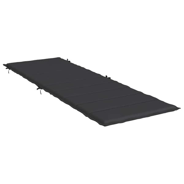 vidaXL hynde til liggestol 186x58x3 cm oxfordstof sort