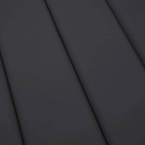 vidaXL hynde til liggestol 186x58x3 cm oxfordstof sort