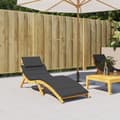 Miniatyrbillede 2 af 11: vidaXL hynde til liggestol 186x58x3 cm oxfordstof sort