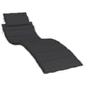 Miniatyrbillede 1 af 11: vidaXL hynde til liggestol 186x58x3 cm oxfordstof sort