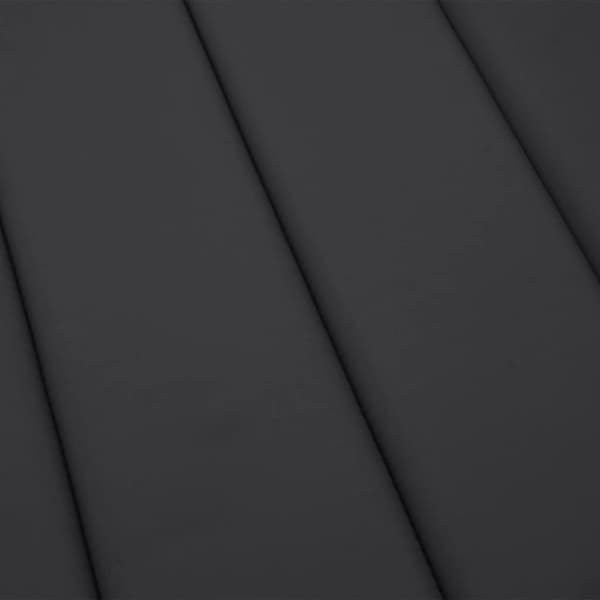 vidaXL hynde til liggestol 200x50x3 cm oxfordstof sort