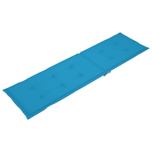 vidaXL hynde til dækstol (75+105)x50x4 cm blå