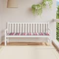 Miniatyrbillede 2 af 7: vidaXL hynde til havebænk 180x50x3 cm oxfordstof ternet rød