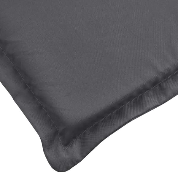 vidaXL hynde til liggestol 200x70x3 cm oxfordstof antracitgrå