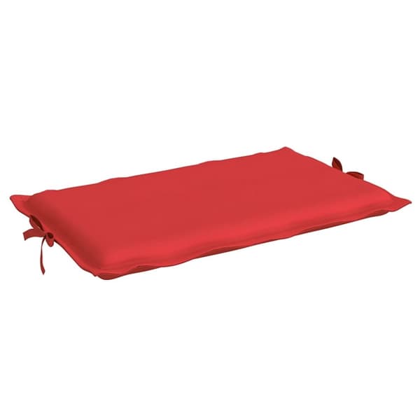vidaXL Solsängsdyna röd 186x58x3 cm oxfordtyg