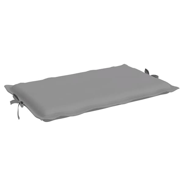 vidaXL Solsängsdyna grå 186x58x3 cm oxfordtyg