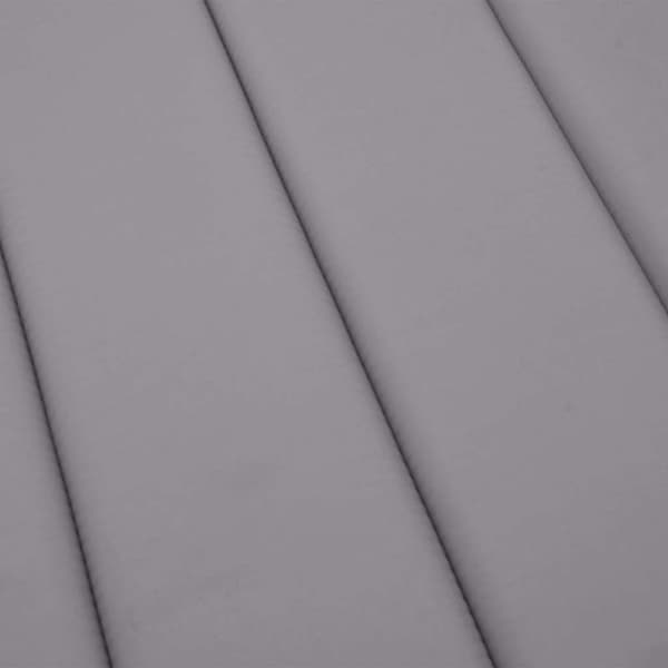 vidaXL Solsängsdyna grå 186x58x3 cm oxfordtyg