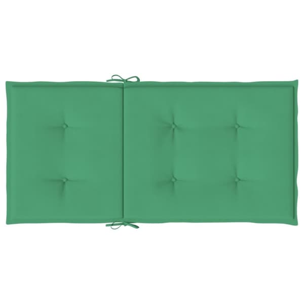 vidaXL Stolsdynor 6 st grön 100x50x3 cm oxfordtyg
