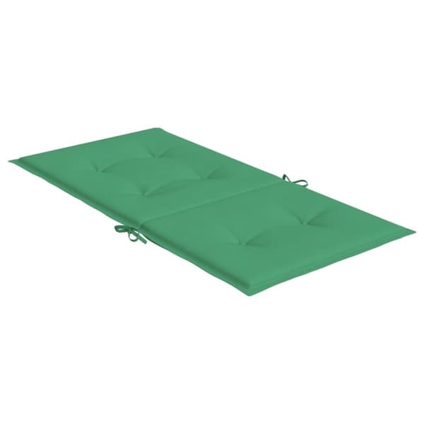 vidaXL stolehynde m. lav ryg 6 stk. 100x50x3 cm oxfordstof grøn